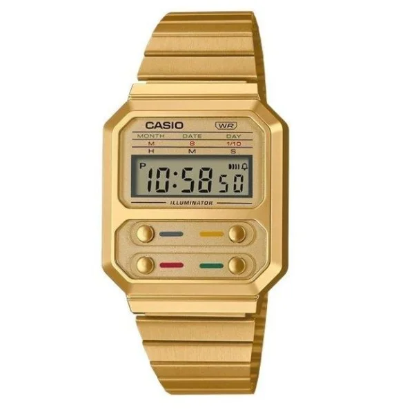 Casio Vintage Collection Digital 40mm Watch for Men - A100WEG-9ADF